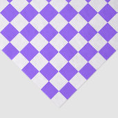 Papier Mousseline Classic visual purple checkerboard  (Détail)