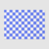 Papier Mousseline Classic visual sapphire checkerboard  (Recto)