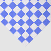 Papier Mousseline Classic visual sapphire checkerboard  (Détail)