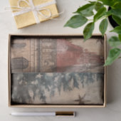 Papier Mousseline Classique avec torsion : papier de papier de papie (Cadeau)