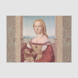 Papier Mousseline Classique Raphael Lady et Unicorn