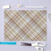 Papier Mousseline Classique Taupe Beige Brown gris blanc En vichy (Artisanat)