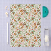 Papier Mousseline Classy Botanical Holly Floral Art Motif (Artisanat)