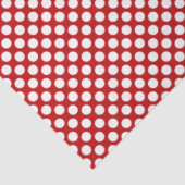 Papier Mousseline Classy Joyeux Anniversaire Rouge Polka Dot Tissu P (Détail)