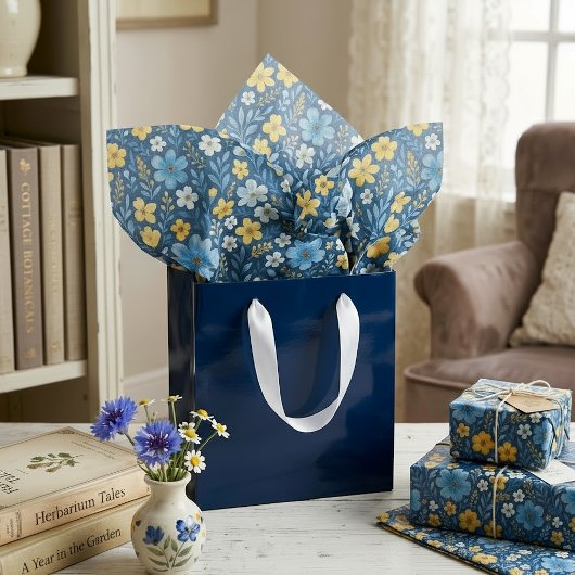 Papier Mousseline Classy Shabby Chic Floral Motif