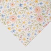 Papier Mousseline Classy Shabby Chic Floral Motif (Détail)