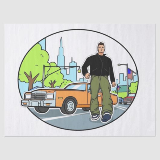 Papier Mousseline Claude - GTA 3 (Recto)