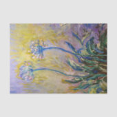 Papier Mousseline Claude Monet - Agapanthus (Recto)