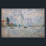 Papier Mousseline Claude Monet - Bateaux Regatta à Argenteuil<br><div class="desc">La régate des bateaux à Argenteuil / Régate a Argenteuil - Claude Monet,  Huile sur Toile,  1874</div>