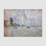 Papier Mousseline Claude Monet - Bateaux Regatta à Argenteuil<br><div class="desc">La régate des bateaux à Argenteuil / Régate a Argenteuil - Claude Monet,  Huile sur Toile,  1874</div>