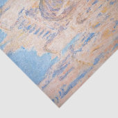 Papier Mousseline Claude Monet - Cathédrale de Rouen au coucher du s (Détail)