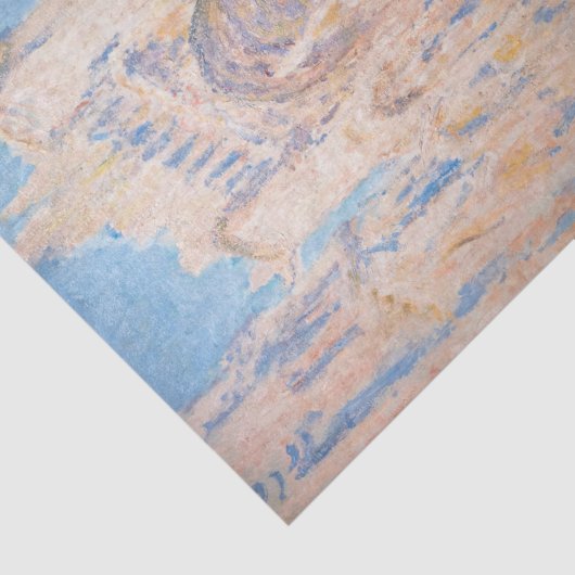 Papier Mousseline Claude Monet - Cathédrale de Rouen au coucher du s (Détail)