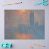 Papier Mousseline Claude Monet - Chambres du Parlement Londres (Artisanat)