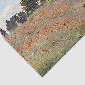 Papier Mousseline Claude Monet - Champ de pavot (Détail)