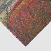 Papier Mousseline Claude Monet - Champ de Tulipes en Hollande (Détail)