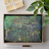 Papier Mousseline Claude Monet - Coin d'un étang avec des Nénuphars (Cadeau)