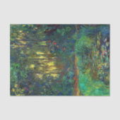 Papier Mousseline Claude Monet - Coin d'un étang avec des Nénuphars (Recto)