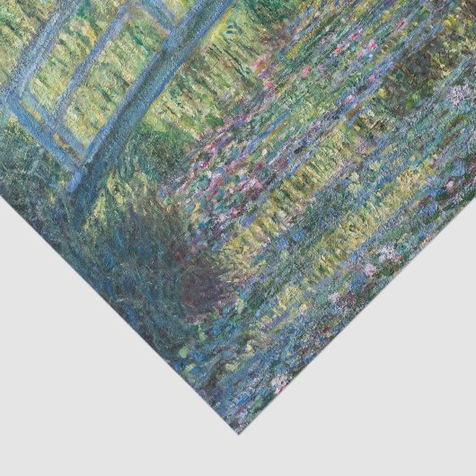 Papier Mousseline Claude Monet - Eau Lily étang, Harmonie verte (Détail)