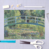 Papier Mousseline Claude Monet - Etang Lily et Pont Japonais (Artisanat)