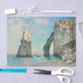 Papier Mousseline Claude Monet - Falaises Étretat (Artisanat)