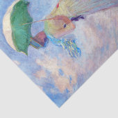 Papier Mousseline Claude Monet - Femme avec un parasol face à droite (Détail)