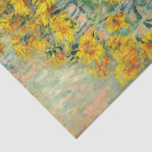 Papier Mousseline Claude Monet - Fleurs d'artichauts de Jérusalem (Détail)