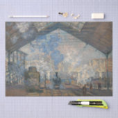 Papier Mousseline Claude Monet - Gare Saint-Lazare Vue extérieure (Artisanat)