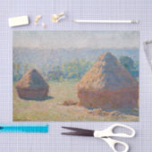 Papier Mousseline Claude Monet - Haystacks, fin de l'été (Artisanat)