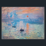 Papier Mousseline Claude Monet - Impression, lever de soleil<br><div class="desc">Impression,  Lever du soleil (Impression,  Levant Soleil) - Claude Monet,  Huile sur toile,  1872 Impression,  Lever du soleil représente le port du Havre,  la ville natale de Monet.</div>