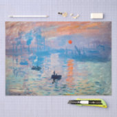 Papier Mousseline Claude Monet - Impression, lever de soleil (Artisanat)