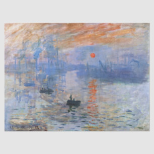 Papier Mousseline Claude Monet Impression soleil levant 1872 Port Ar
