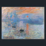 Papier Mousseline Claude Monet | Impression, Sunrise (1872)<br><div class="desc">Claude Monet | Impression,  Sunrise (1872) Peint par Oscar Claude Monet.
À propos de l'artiste : Oscar Claude Monet (14 novembre 1840 - 5 décembre 1926) Peintre français et fondateur du Mouvement impressionniste.</div>