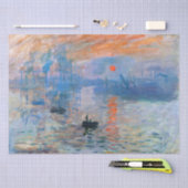 Papier Mousseline Claude Monet | Impression, Sunrise (1872) (Artisanat)