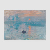 Papier Mousseline Claude Monet Impression Sunrise Français (Recto)