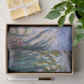 Papier Mousseline Claude Monet - Iris jaunes et violets (Cadeau)