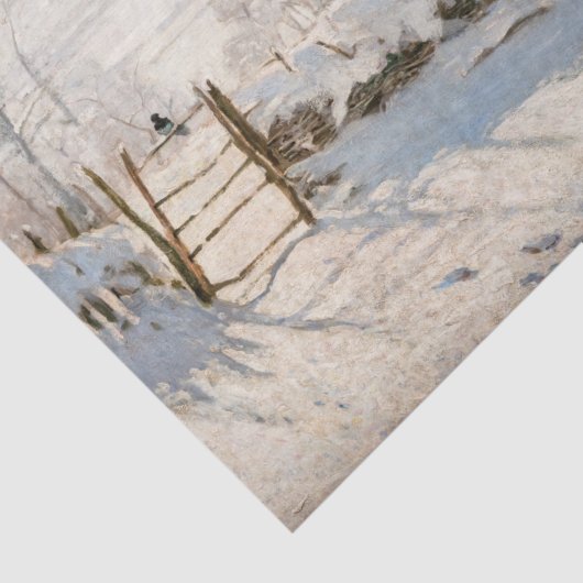 Papier Mousseline Claude Monet - La Pie (Détail)