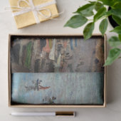 Papier Mousseline Claude Monet - La plage d'Etretat (Cadeau)