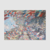 Papier Mousseline Claude Monet - La Rue Montorgueil - Paris (Recto)