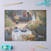 Papier Mousseline Claude Monet - Le déjeuner, panneau décoratif (Artisanat)
