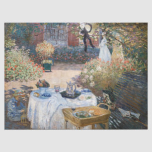Papier Mousseline Claude Monet - Le déjeuner, panneau décoratif