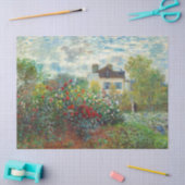 Papier Mousseline Claude Monet - Le Jardin de l'Artiste à Argenteuil (Artisanat)