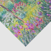 Papier Mousseline Claude Monet - Le jardin d'Iris à Giverny (Détail)