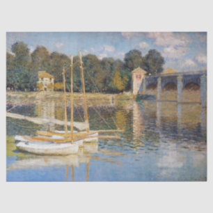 Papier Mousseline Claude Monet - Le pont Argenteuil