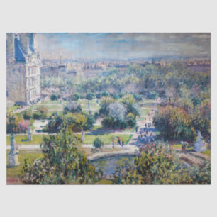 Papier Mousseline Claude Monet - Les Jardins des Tuileries