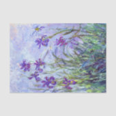 Papier Mousseline Claude Monet - Lilac Irises / Iris Mauves (Recto)