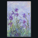 Papier Mousseline Claude Monet - Lilac Irises / Iris Mauves<br><div class="desc">Lilac Irises / Iris Mauves - Claude Monet,  1914-1917</div>