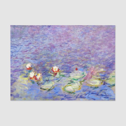Papier Mousseline Claude Monet - Lys d'eau (Recto)
