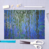 Papier Mousseline Claude Monet - Lys d'eau avec saule plumant (Artisanat)