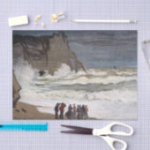 Papier Mousseline Claude Monet - Mer Noire à Etretat (Artisanat)