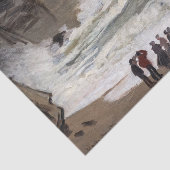 Papier Mousseline Claude Monet - Mer Noire à Etretat (Détail)